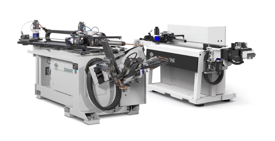 Buisbuigmachines met automatische opstelling van buisbuigapparatuur